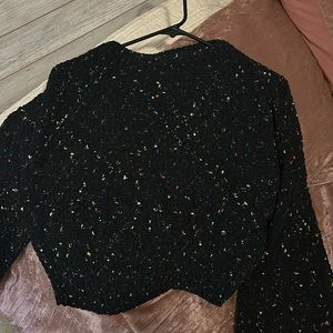 Black Sweater with Color